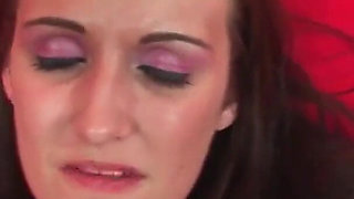 Petite girl fucked in POV from black dude and creampied