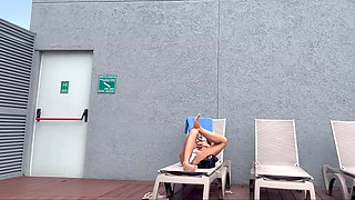 I Filmed My Famous Neighbor Sunbathing with Dental Floss on