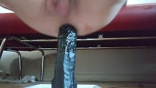 Solo play with toys fist and self fucking