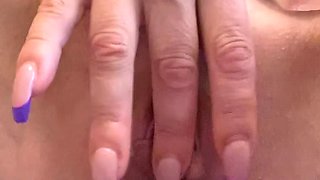 Masturbation with Clan Behind the Bathroom Door