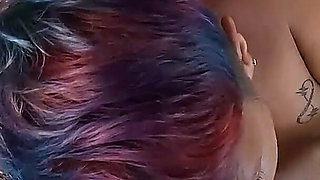 Wife's Getting a Cock in Her Mouth While She Is Lying in the Hammock