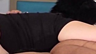 Pregnant She Wolf Sub Kitten Gets Fucked Hard and Creampied by Big Black Man