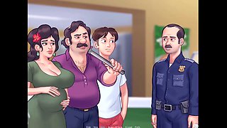 Penis kissing, big man cartoon, blowjob