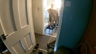 Curvy British MILF Morning Shower Sex - Big Ass POV Fuck