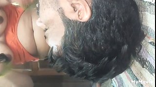 Priya Bhabhi Lucky Hot Big Tits Sucked by Pizza Boy
