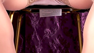 50- I Saw Your Pussy Through Translucent Panties, Please Flash It Again, and You Will Get a Promotion!*4k 60fps