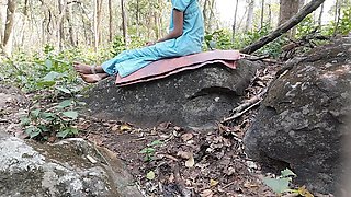 Indian Desi Girl Was Best Blowjob Fucking with Her Step Brother in Outdoor, a Girl Was Fucking with Her Boyfriend in Jungle
