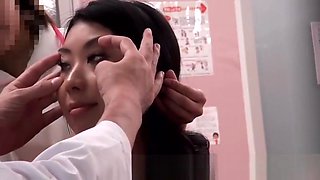 Japanese Asian Hairy Teen At False Gyno Spycam