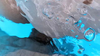 Pool Sex: Silicone Lube and Creamy Finish