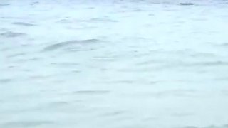 Public Flashing Of Big Natural Tits In The Moment Of Escape