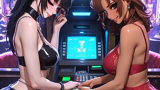 POV Luxury Strip Club Experience With Many Beautiful Strippers and 4 Girls in VIP Bedroom Hentai Anime