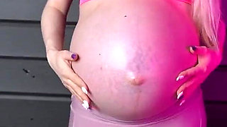 Pregnant Sport Coach and Labors on the Last Weeks