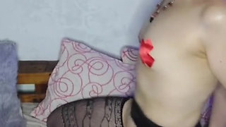 Shyyfxx Plays and Humiliates Her Cum Swallowing Pup - JOI Femdom CEI