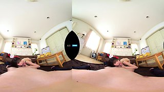 Japanese teen sucking POV cock