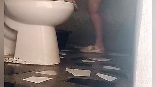 I fuck the neighbor after taking a bath