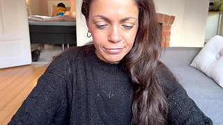 Hot MILF with Amazing Natural Tits Ride and Takes the Cum in Her Mouth After a Rimjob