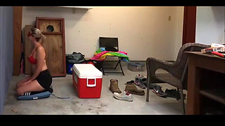 Wife's First at Home Gloryhole with a Local Fan