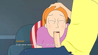 Rick and Morty Family Fuck - Blonde and Ginger sluts get pounded