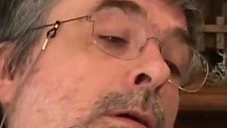 Old Husband Vintage Slut Fucks Fat Mature Wife with Big Tits and Cum on Hairy Pussy