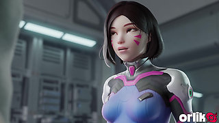 D.va - Pop Star Contract BBC 3D Overwatch Porn