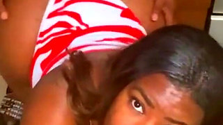 Diana giving amazing ass job to her dude