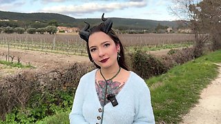 diablotine fait un joli casting porno