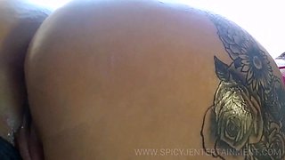 Blonde tight pussy babe solo toy fun in glamour masturbation