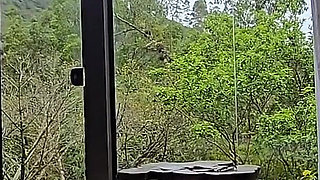 Exhibitionism on the Farm with My Wife's Friend, the Slut Fucked Shamelessly