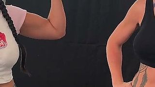 Deliah Grace Vs Jazmine Cruz in a Strip Submission Wrestling Match