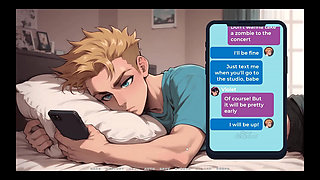 My New Girlfriend Taboo Hentai Game Ep.33 Cute GF Is Sexting with Her Best Friend!