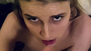 Blowjob POV blowjob cumshot facial brunette pov