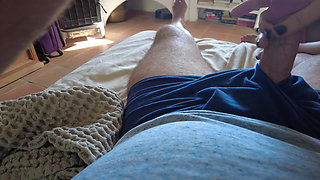 Third challenge with cumshot in one morning