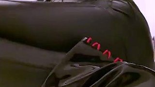 Milf brunette masturbating with toy ass