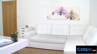 Czech xxx - innocent blond czech waitress heads all the way to be a model