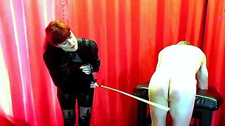 BOOT WORSHIP & CANING Spanking