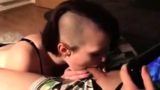 Big-Tit Gothic GF Cheats with BBC While Gaming