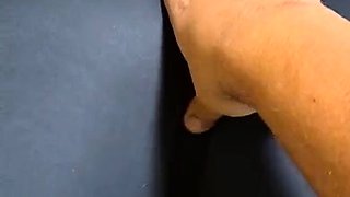 Flexible foot fetish masturbating with feet and hands
