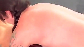 Topless Bondage Tickle - Mars Solo, Kandy Legs, Ecko Belle, Andi Vicious Gang up on Doc Chocolate BBC Tying Him up and Tickling