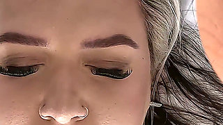 Tattooed BBW Solo Masturbation Georgie Winters Wand and Dildo Real Orgasm in Split Screen Closeup 4K