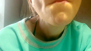 Watching in the Bathroom Is Not Allowed!...but It's Wonderful to Hear Her Fart!