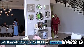 Step Daughter In Tiny Bikini Asks Dad For Approval - Riley Jean Hot Teen Blowjob POV