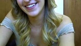 Emo teen Becka solo webcam masturbation