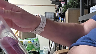 PE session edging cock