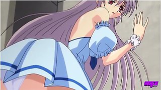 Wet Maid Uniform Gets Soaked As She Squirts And Takes A Bukkake Shower