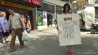 Cheating Spanish Whore Assfuck Made Love In Public - Montse Swinger And Mona Wales