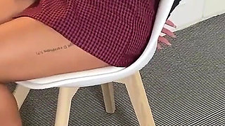 Sexy Secretary Tied up Tight, and Gagged with Cleave Gag and Then Huge Ballgag While Tied Spread Eagle on Bed!