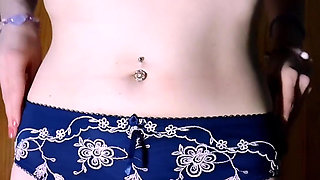 Look How Wet These Blue Panties Are, I Wore Them for Three Days