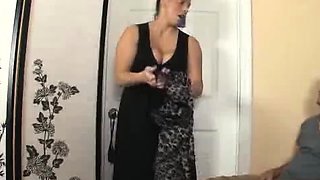 Hot Mom Stacie likes to take her step son Dan shopping but