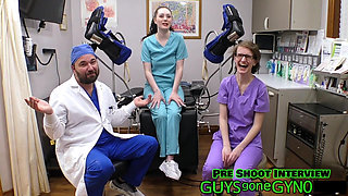 The Cum Clinic Extraction #14 - Nurse Azra Iahmir & Virgin Nurse Luci Starr
