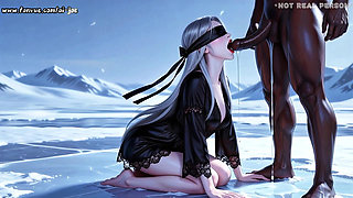 The Silver-haired Beauty Wore Black Eye Masks Do You Like It, Episode 2, Ai-generated